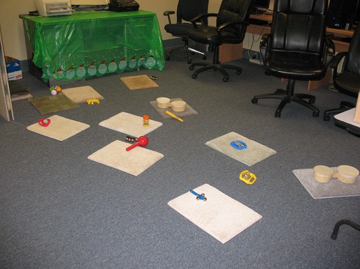 This is where the children experience sound as a part of the tactile learning process